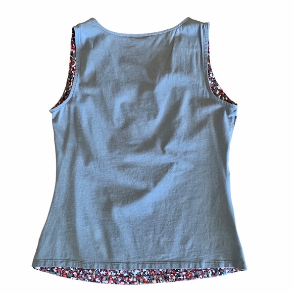 Ann Taylor Criss Cross VNeck Confetti Pattern Top - Picture 2 of 9